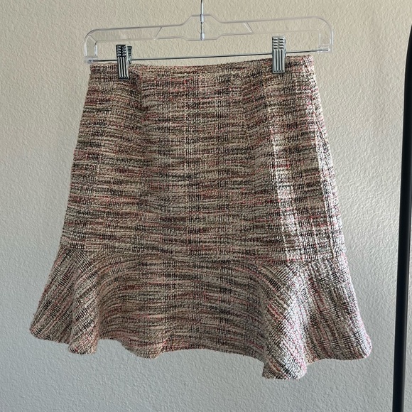 LOVERS + FRIENDS | Classic Old Money Catania Ruffle Tweed Mini Skirt | Size XS - Picture 5 of 9